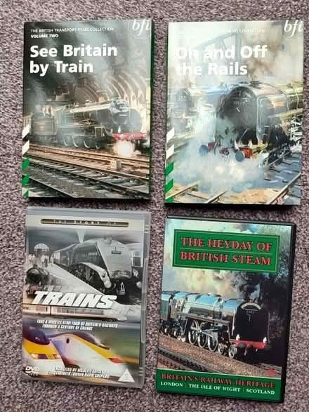 Photo of free Steam train DVD's (Loughton IG10) #1