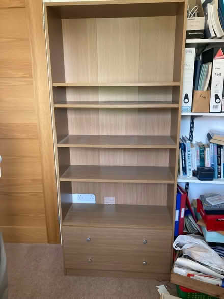 Photo of free Tall shelving unit with drawers (Wells, Somerset. BA5) #1
