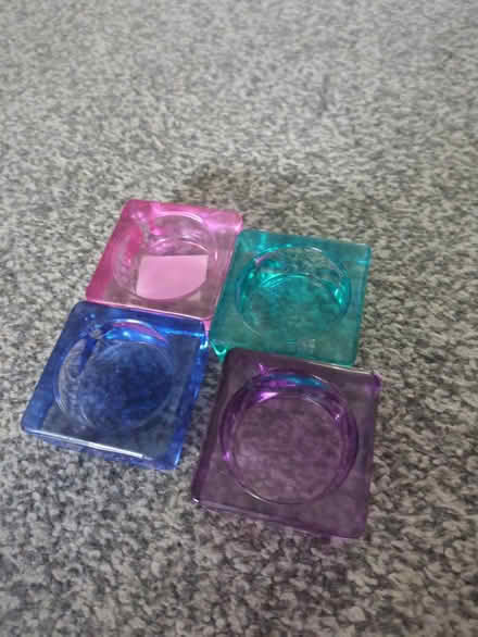 Photo of free Coloured tea light candle holders (BH17 canford heath) #1