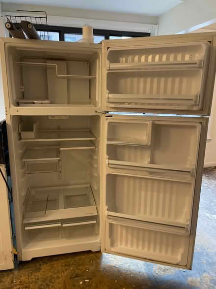 Photo of free White GE fridge 66 tall x 29wide (Brookland DC) #3
