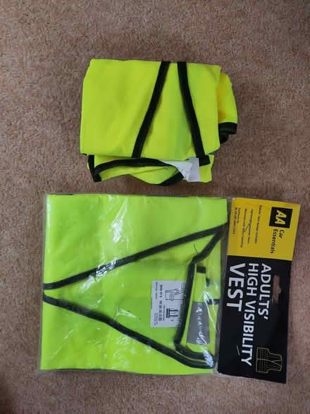 Photo of free 2 adults' high visability vests (Loughton IG10) #1