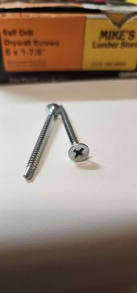 Photo of free Self Drill Drywall Screws (Morningside Heights/UWS) #1