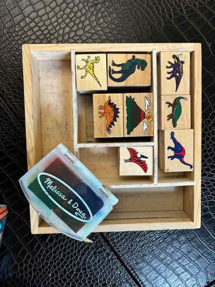 Photo of free Wooden stamp set (HA8) #1