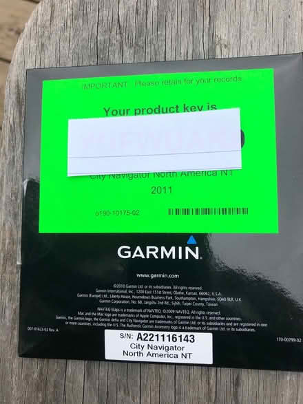 Photo of free Garmin CD North American Maps (Aylmer Lakeview Terrace) #2