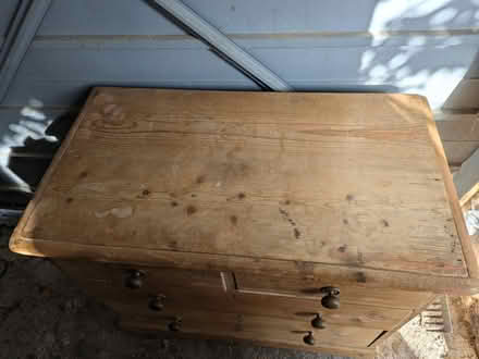 Photo of free RusticAntique Pine Chest of Drawers (Addlestone) #3