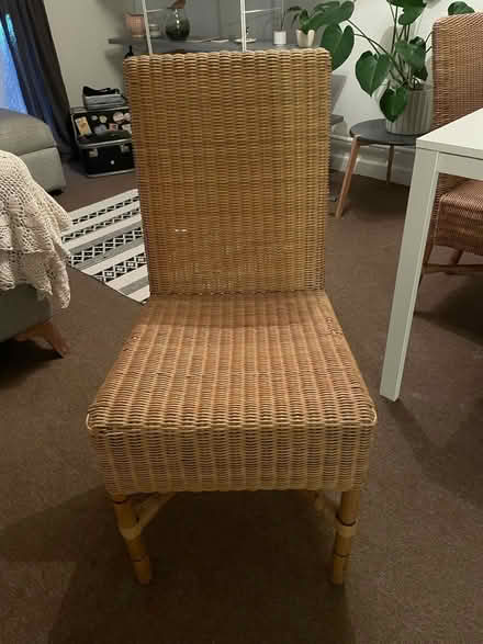 Photo of free Wicker Dining Chairs x4 (BR3) #2