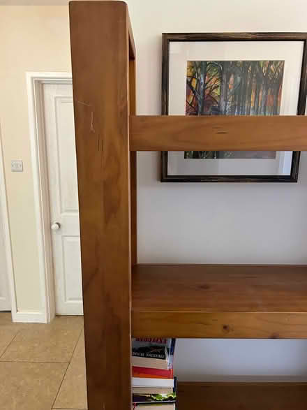 Photo of free Tall wooden shelving unit (OX29, witney) #2