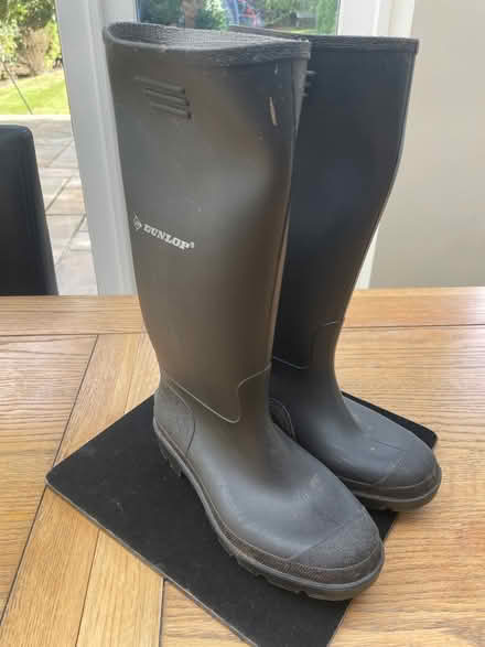 Photo of free BLack Wellington boots size 5 (Southfields SW19) #1