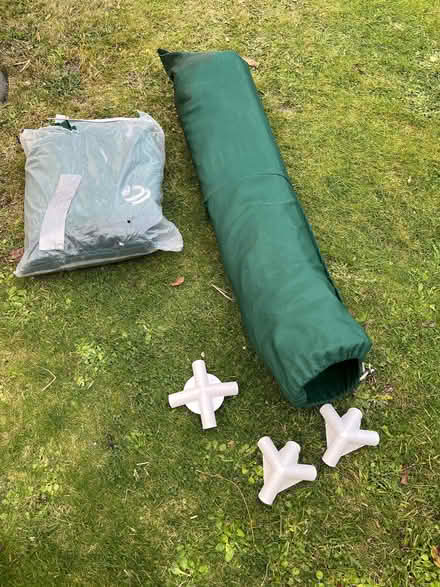 Photo of free 8 feet square gazebo with two side panels (Sonning RG4) #1