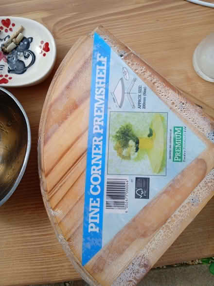 Photo of free Pine corner shelf (Caversham RG4) #1