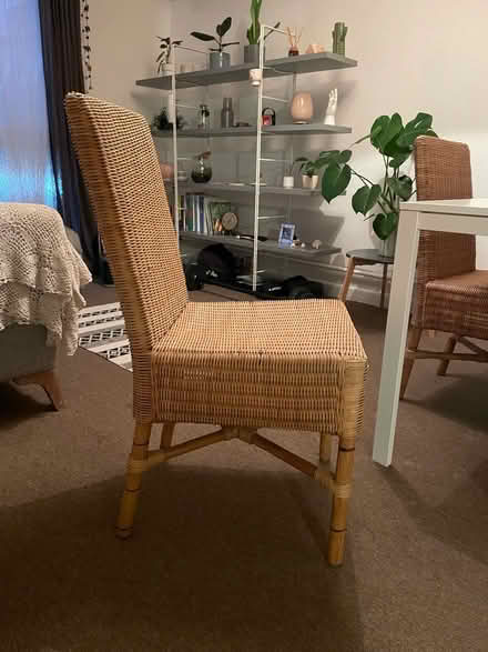 Photo of free Wicker Dining Chairs x4 (BR3) #1