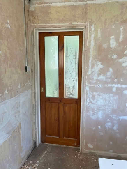Photo of free Pretty solid wood Door glazed (Broadwindsor) #1