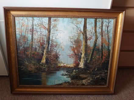 Photo of free 96 x 76 cm painting signed Selva? (EN4) #1