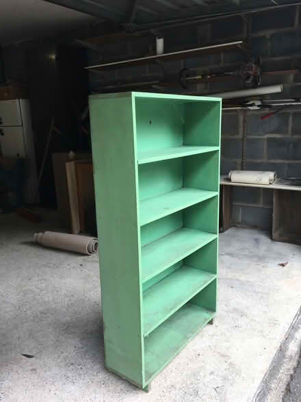 Photo of free Wooden shelf unit (Corscombe near Beaminster) #2
