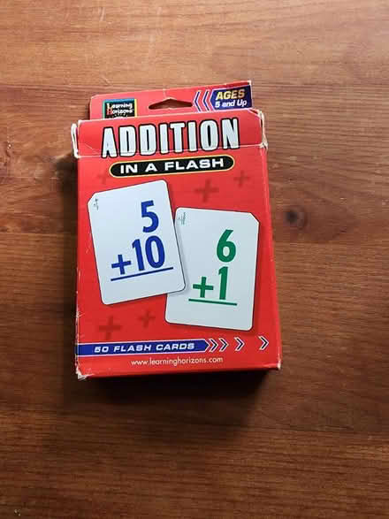 Photo of free Addition flash cards (Flemington) #1