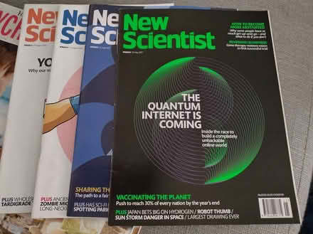 Photo of free Four New Scientist magazines (Binley CV3) #1