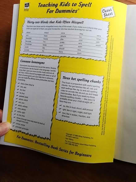Photo of free Teaching Kids to Spell for Dummies (Flemington) #3
