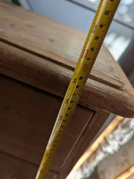 Photo of free RusticAntique Pine Chest of Drawers (Addlestone) #4