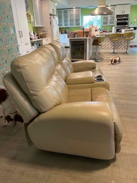 Photo of free Leather couch (Dunnellon) #1