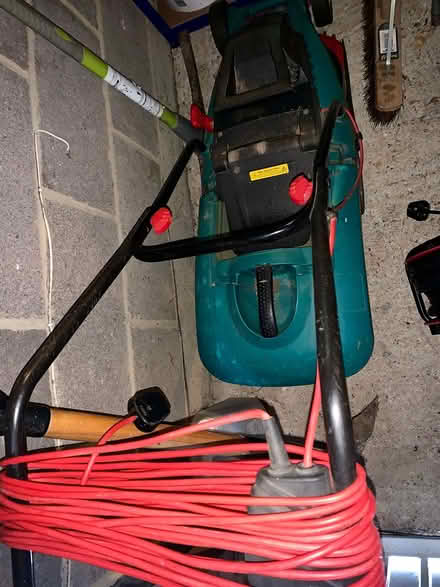 Photo of free Largish electric lawnmower (Basingstoke RG22 Hatch Warren) #1
