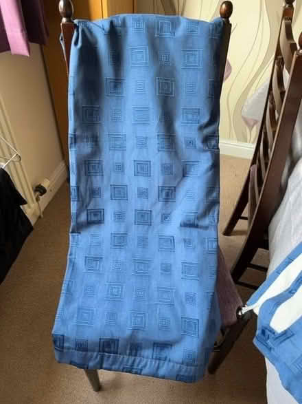 Photo of free Blue curtains (Heysham LA3) #1