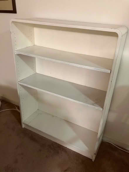 Photo of free White wood bookshelf (Eastern Market/Capitol Hill) #2