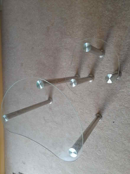 Photo of free Two glass side tables (South End MK42) #1