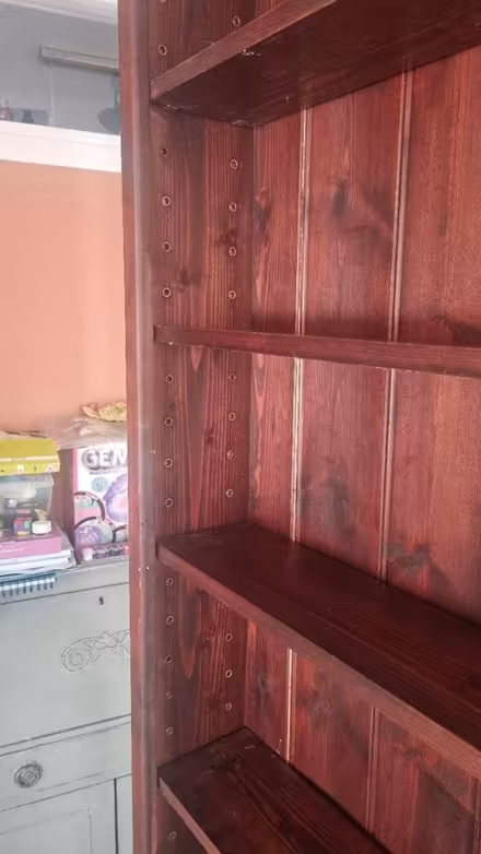 Photo of free Tall pine bookcase (Letchworth Garden City) #2