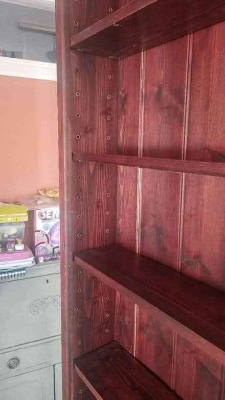 Photo of free Tall pine bookcase (Letchworth Garden City) #2