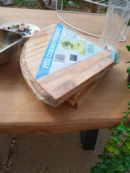 Photo of free Pine corner shelf (Caversham RG4) #2