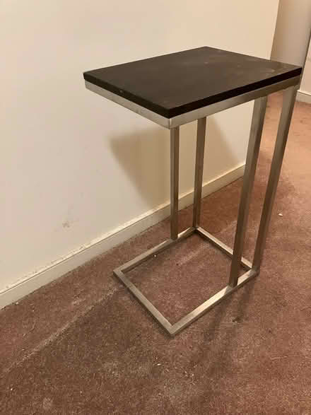 Photo of free Wood and metal side table (Eastern Market/Capitol Hill) #1