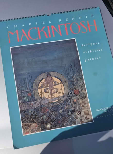 Photo of free Art Calendar Rennie Mackintosh 1990 (Jericho OX1) #1