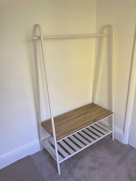 Photo of free Habitat Double Clothes Rail - White (Belmont HA7) #1