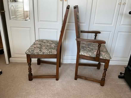 Photo of free Two dining room chairs (Mudeford BH23) #2