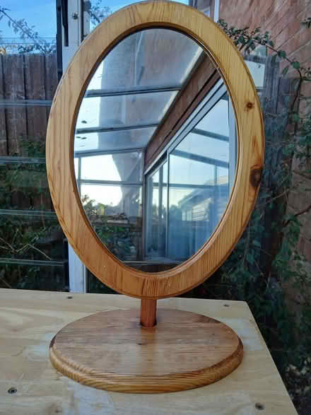 Photo of free Wooden mirror (Stevenage SG2) #1