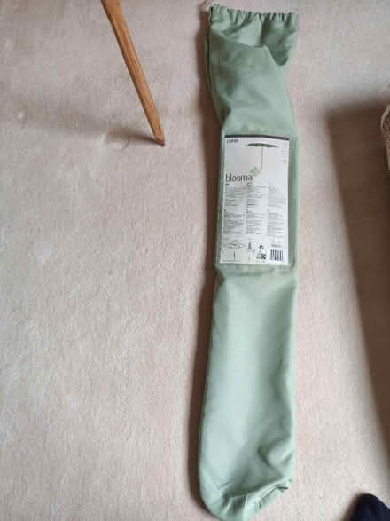 Photo of free Hardwood/green fabric parasol (Finchley N3) #4