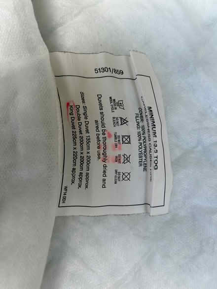 Photo of free King sized duvet (Horsforth LS18) #1