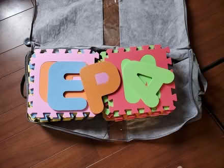 Photo of free Foam alphabet and number tiles (Sutton near town centre) #1
