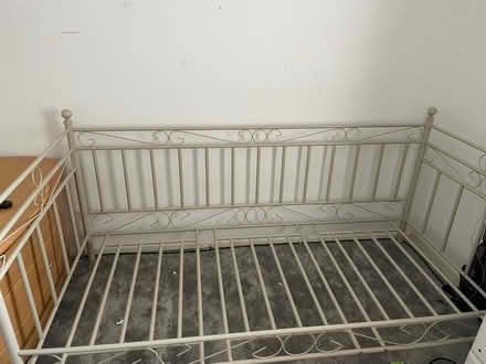 Photo of free Single metal day bed (Havant PO9) #3