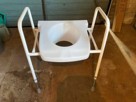 Photo of free Adjustable raised toilet seat and frame (Motherby CA11) #1