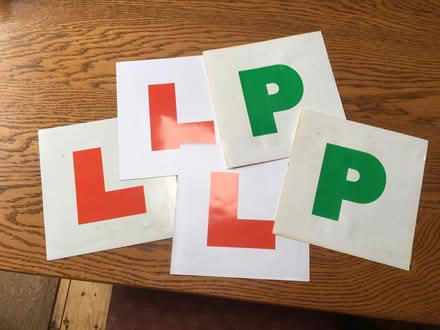 Photo of free Magnetic L and P plates (Tolworth KT6) #1