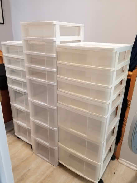 Photo of free Set of 3 plastic storage units (Hunt Club) #1
