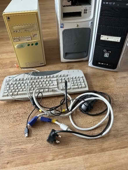 Photo of free Computer tower, keyboard and cables (Horsforth LS18) #4