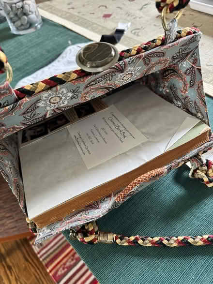Photo of free Antique book remade into purse (Mount Pleasant) #3
