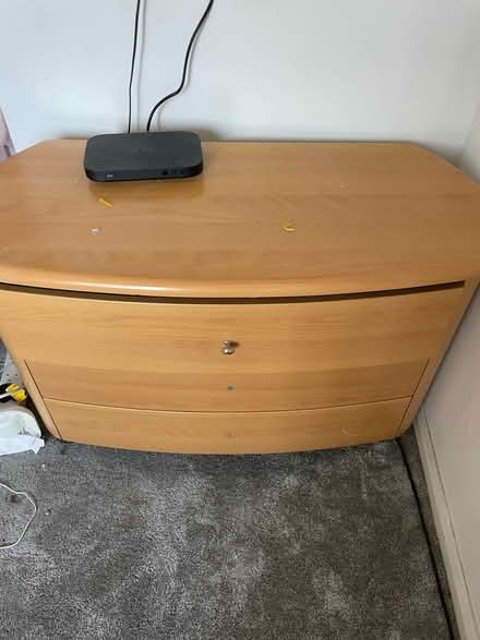 Photo of free 3 drawer solid wood (Havant PO9) #1