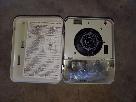 Photo of free Electric water heater mech timer (South Bellevue) #2