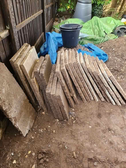 Photo of free Paving slabs. (Used) (Weeping Cross ST17) #2