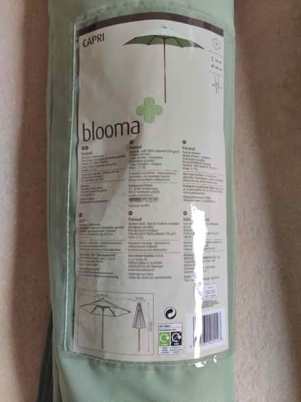 Photo of free Hardwood/green fabric parasol (Finchley N3) #1