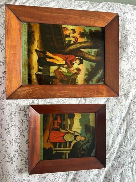 Photo of free 2 glass paintings of 19th century (Hampstead Heath/Belsize Park) #1