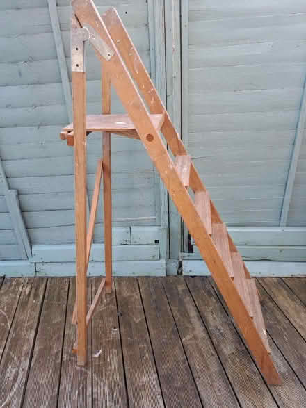 Photo of free Wooden ladder (south ham basingstoke) #1